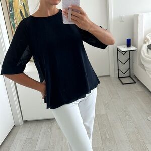 Reiss Navy Blouse
